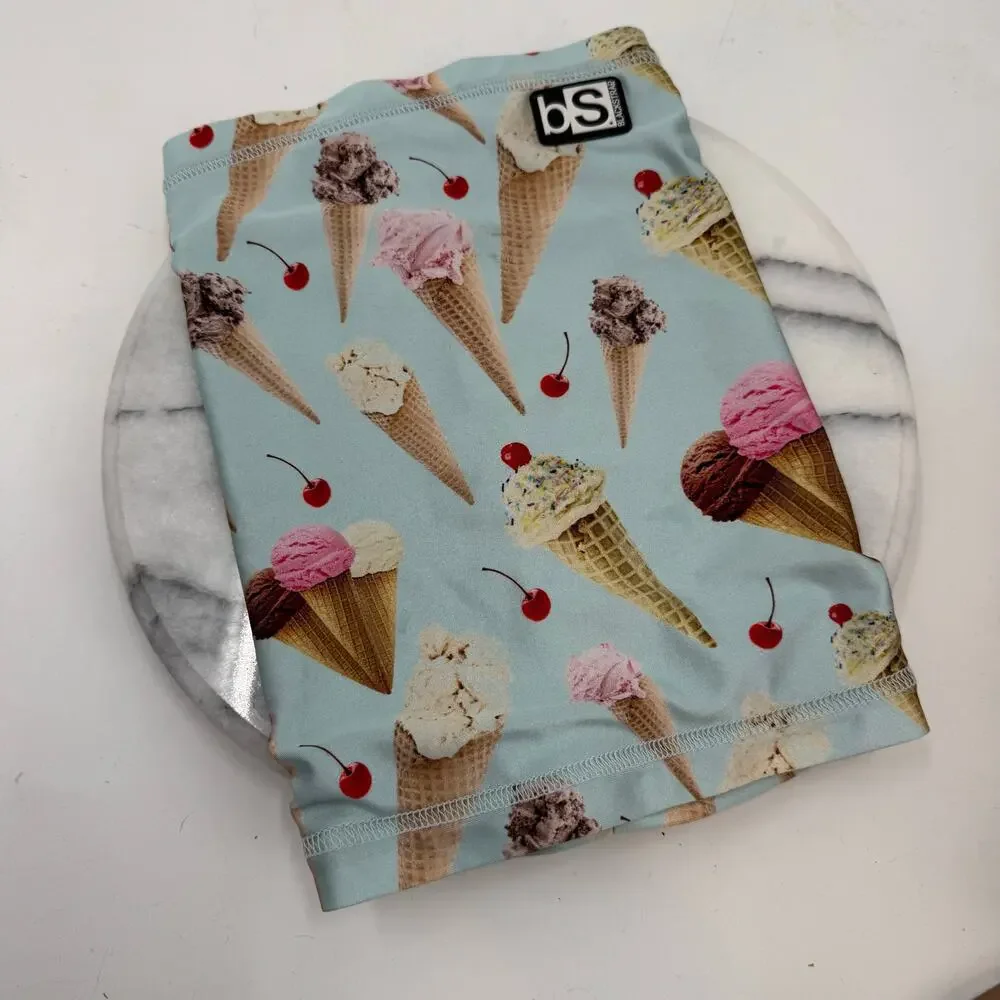 Black Strap Ice cream Neck gaiter